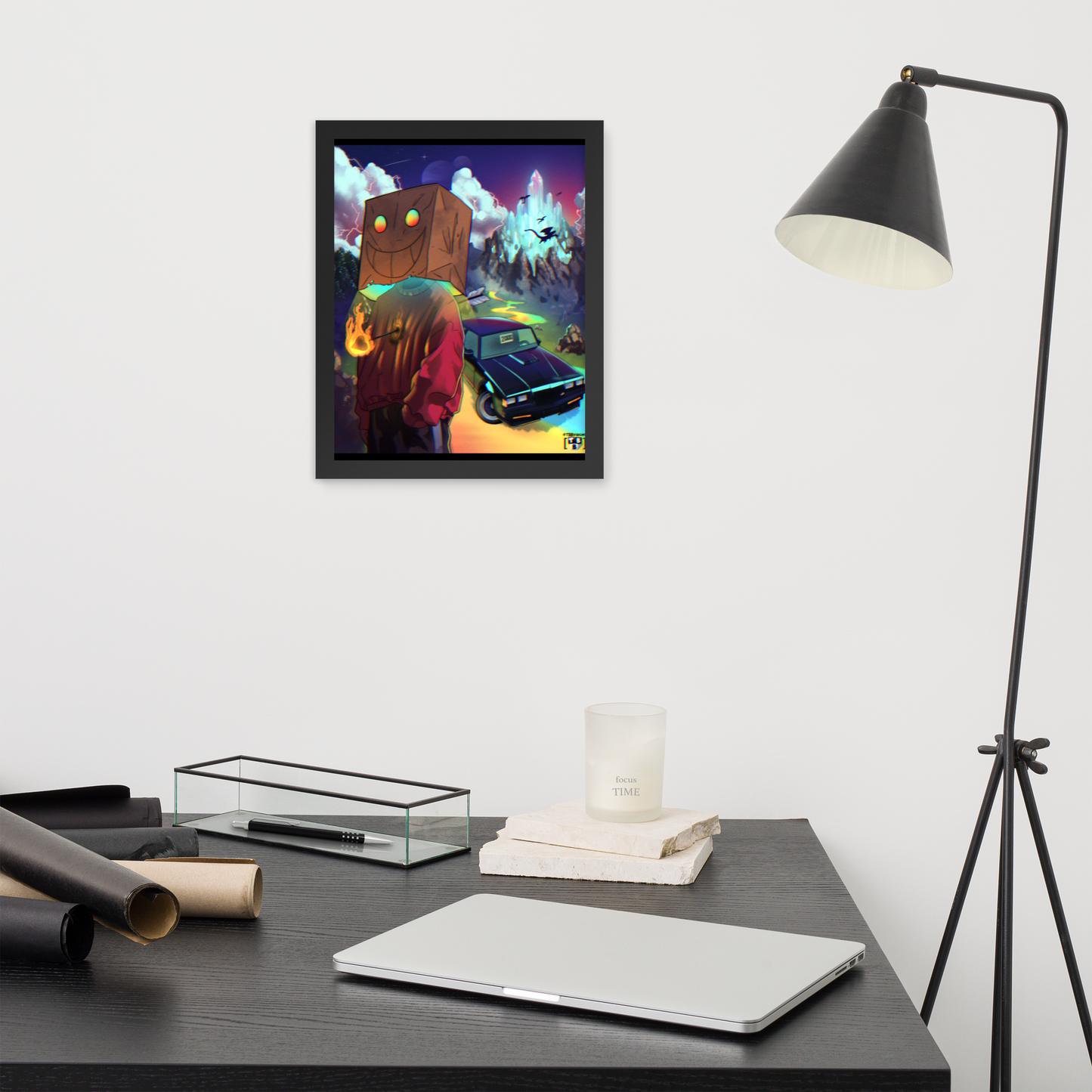 “Mind Madness”, Framed Art Print (11x14")