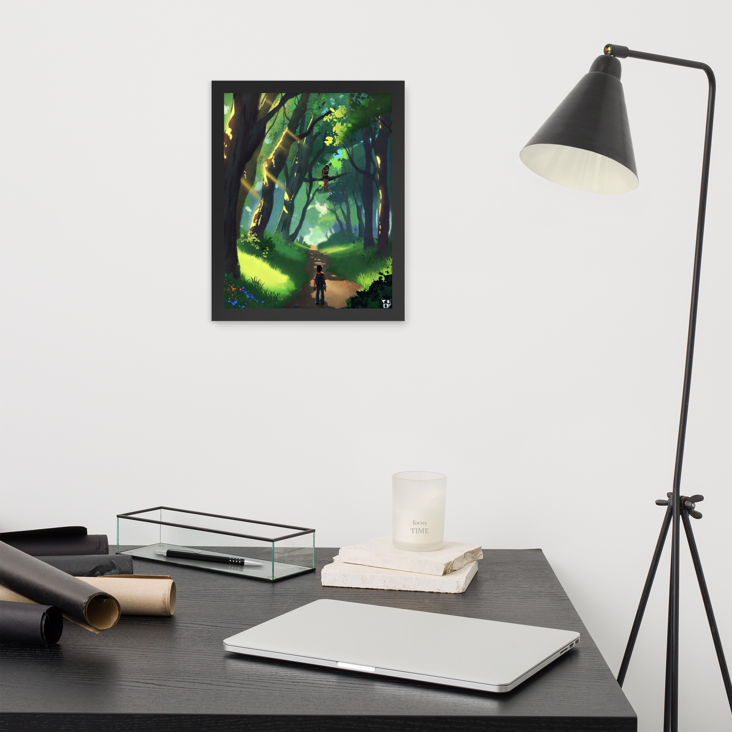"The Forest" Framed Art Print - 11x14"