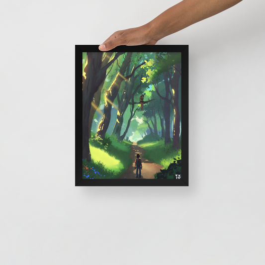 "The Forest" Framed Art Print – 11x14"