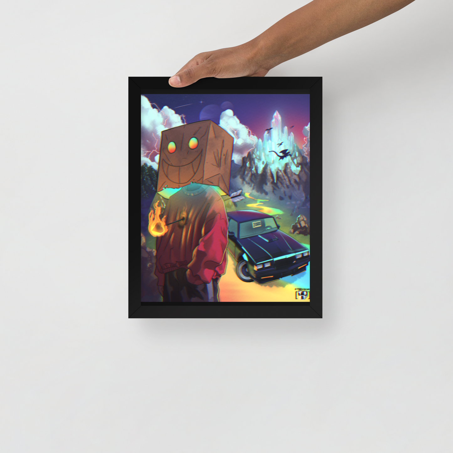 “Mind Madness”, Framed Art Print (11x14")